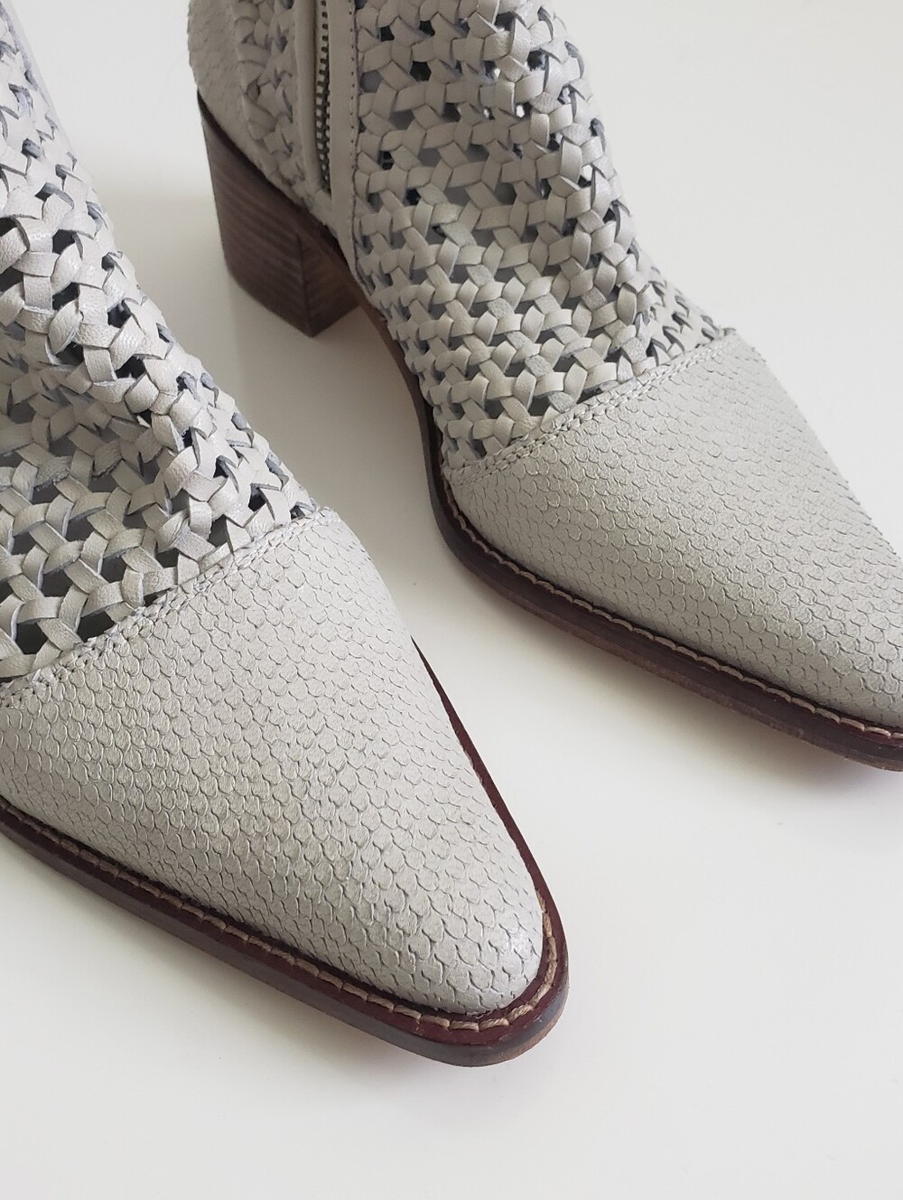 Free People In The Loop Woven Ankle Boots - Picture 3 of 8
